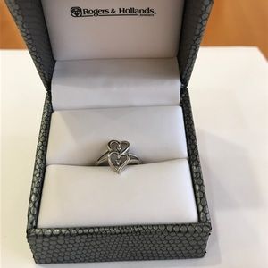 Sterling Silver & Diamond Ring